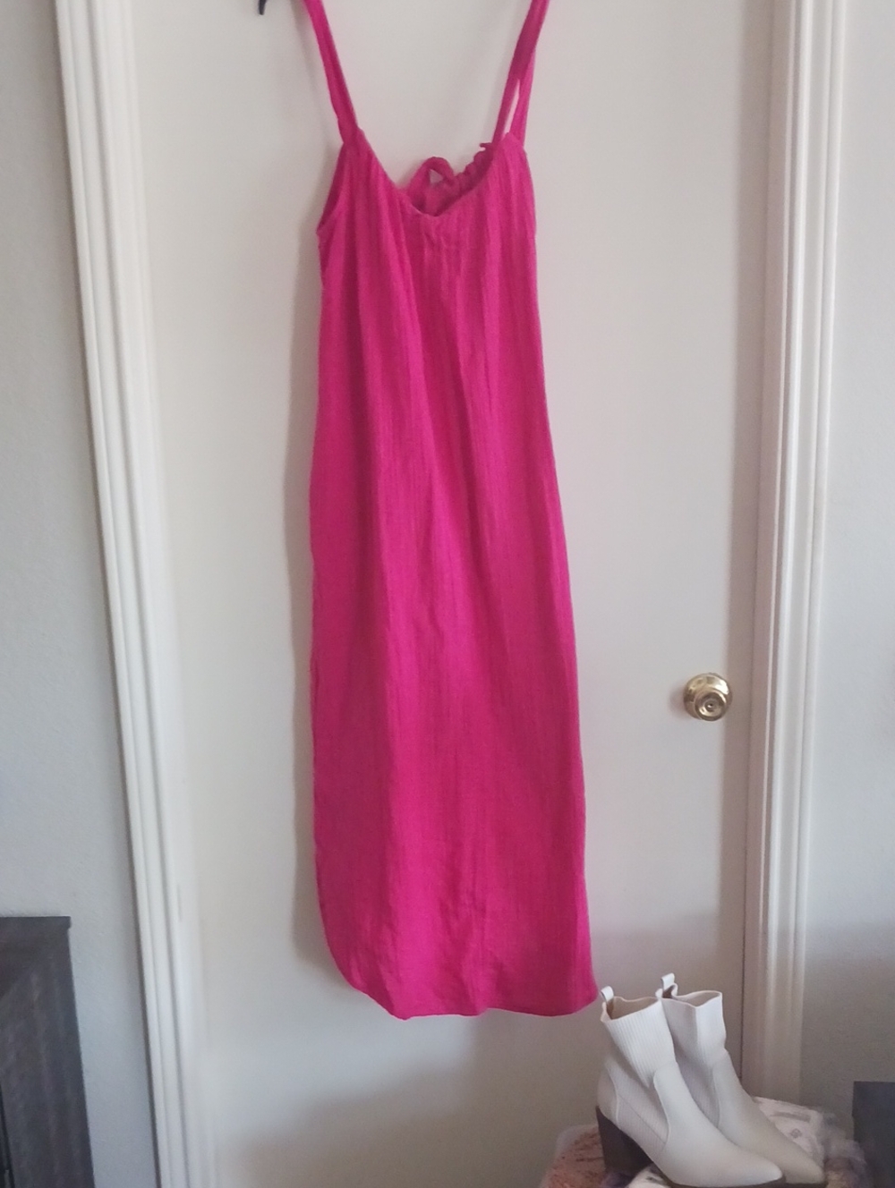 Bright Fuchsia Slip Dress